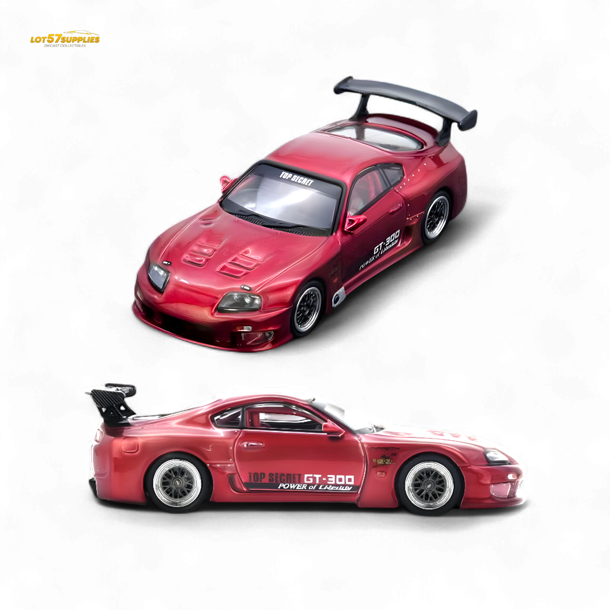 INNO64 Toyota Supra A80 Top Secret - Red 1:64 INNO64 Toyota Supra A80 Top Secret - Red 1:64