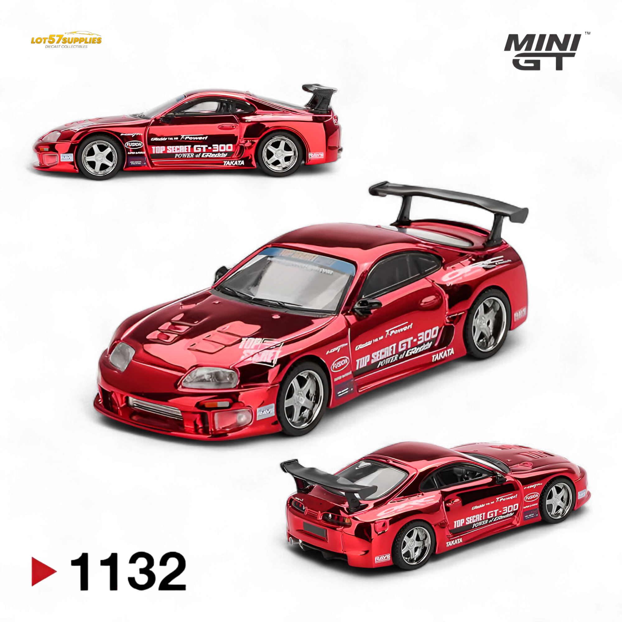 Pre-Order) Mini-GT Toyota Supra (A80) Top Secret GT-300 - Top Secret Pre-Order) Mini-GT Toyota Supra (A80) Top Secret GT-300 - Top Secret
