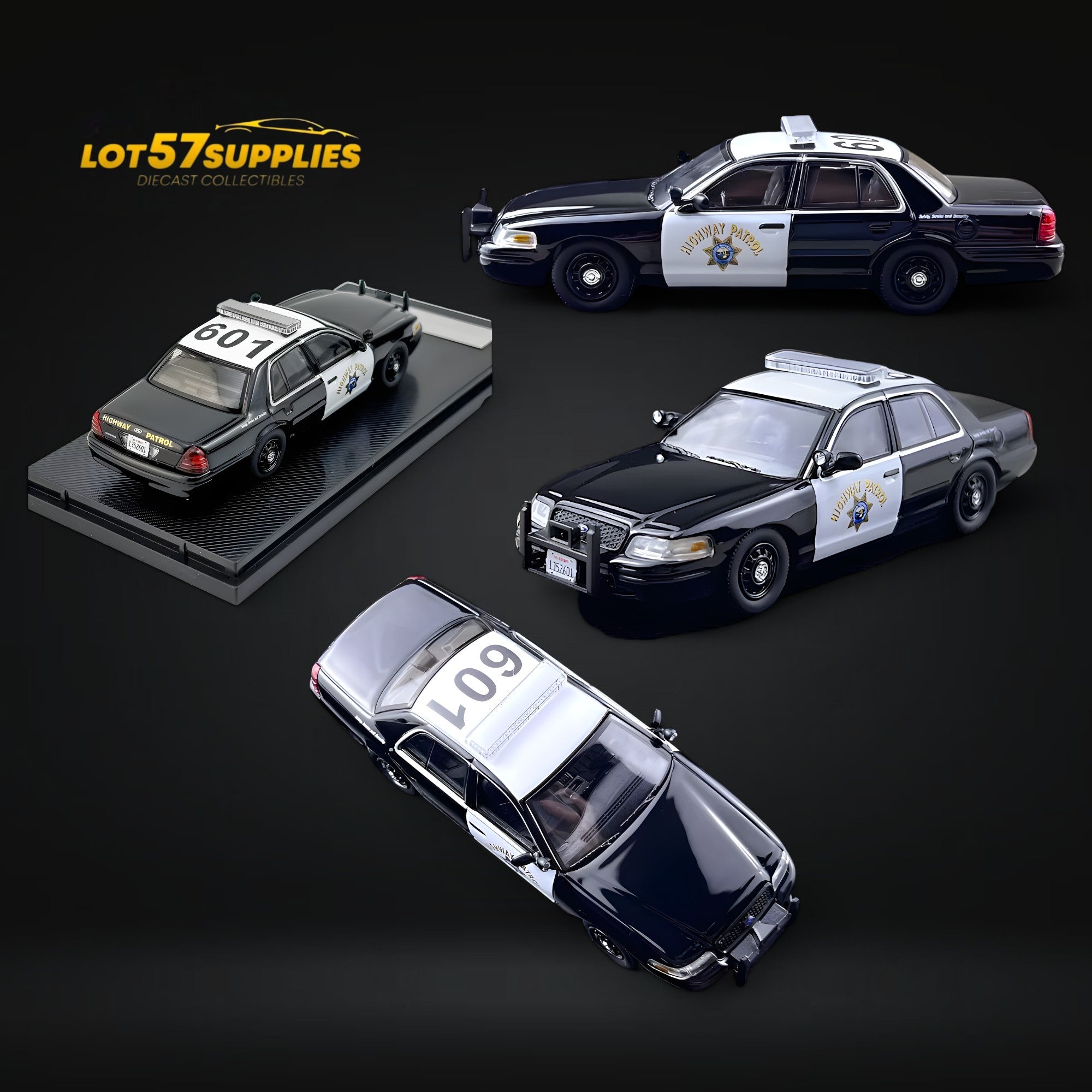 Rollin 1:64 Ford CV Victoria Crown Police Car Interceptor Rollin 1:64 Ford CV Victoria Crown Police Car Interceptor