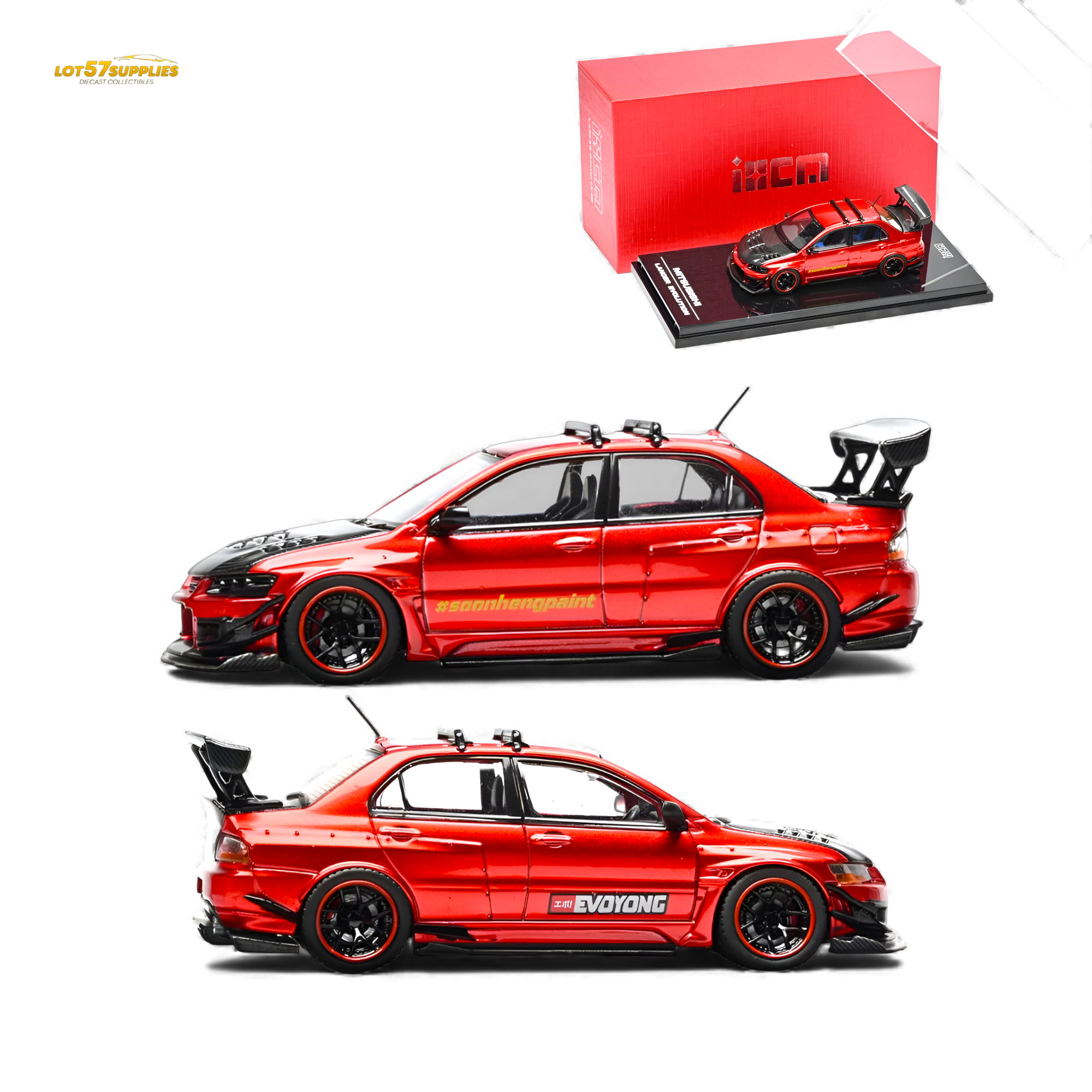 IHCM Mitsubishi Lancer Evo IX 1:64 Diecast | LOT57 Supplies