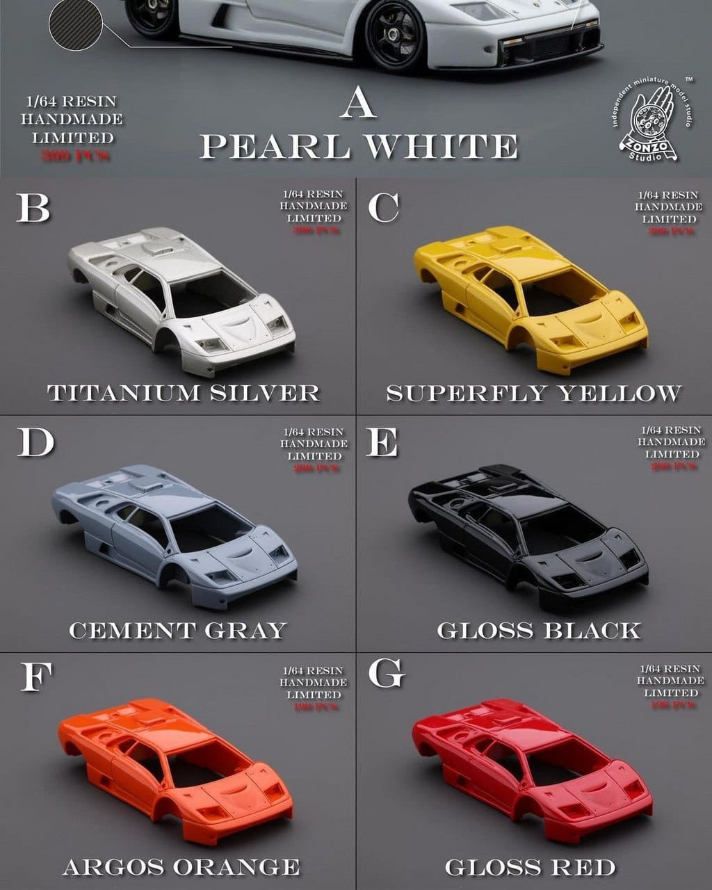 (Pre-Order) The Laboratory Lamborghini Diablo GT-R Established by ZONZ