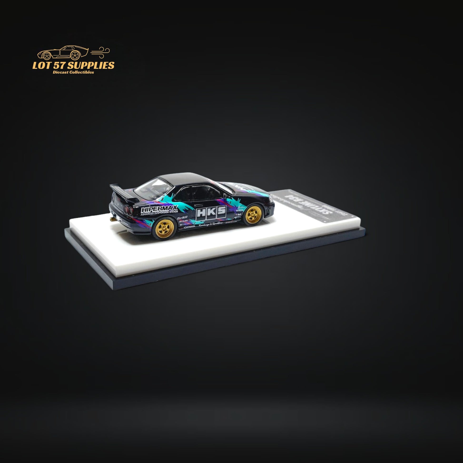 MC Nissan Skyline R34 Turbo HKS Livery 1:64
