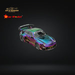 Star Model Porsche RWB 993 GT Wing Magic Purple-Green 1:64