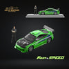 Fast Speed Mitsubishi Eclipse D30 Robocar Green in F&F Livery Figure Version 1:64
