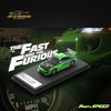 Fast Speed Mitsubishi Eclipse D30 Robocar Green in F&F Livery Ordinary 1:64