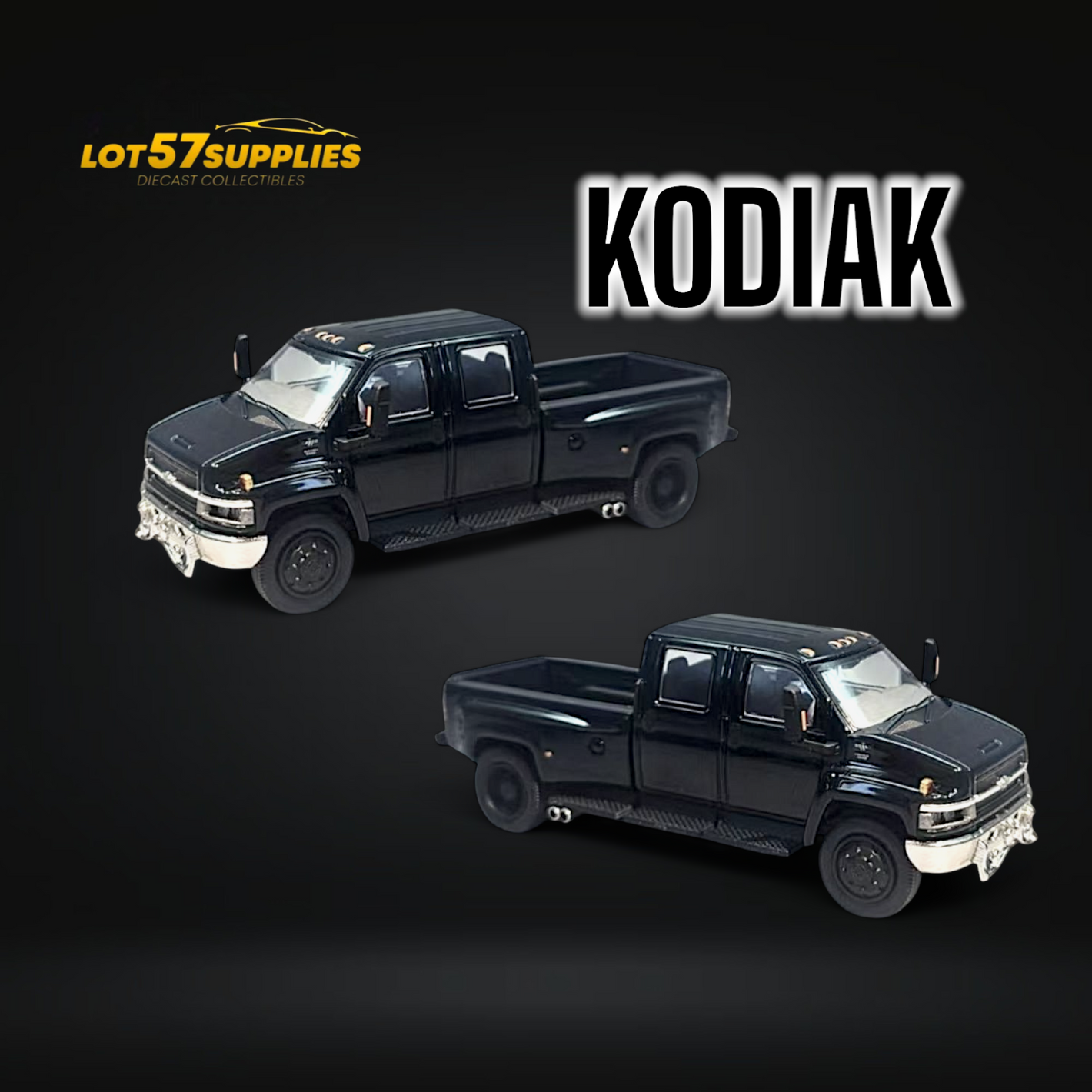 GOC Chevrolet KODIAK Pickup - Black 1:64