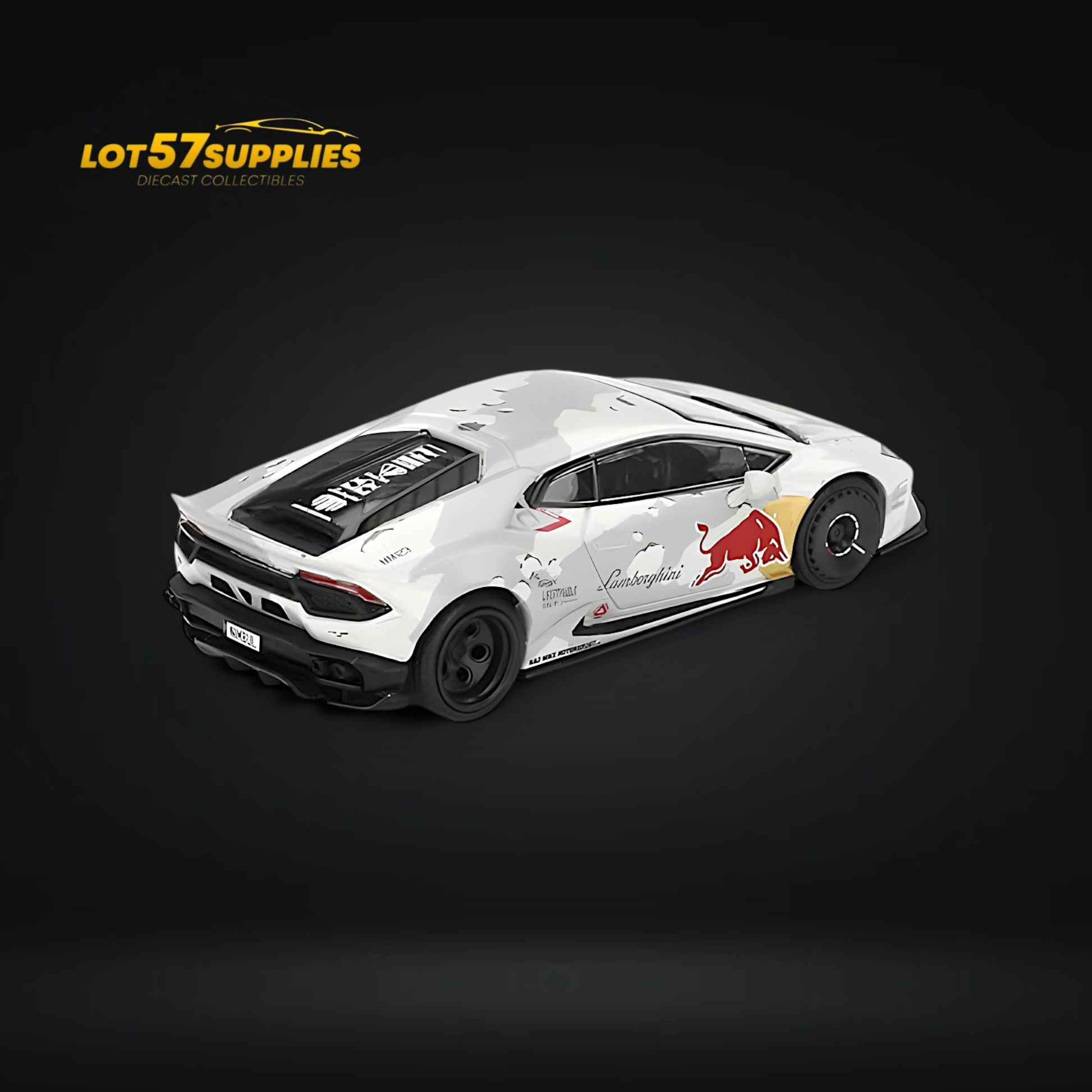 Mini-GT Lamborghini Huracan LB Works Ver. 2 Mad Mike NIMBUL RedBull Camouflage 1:64 MGT00967