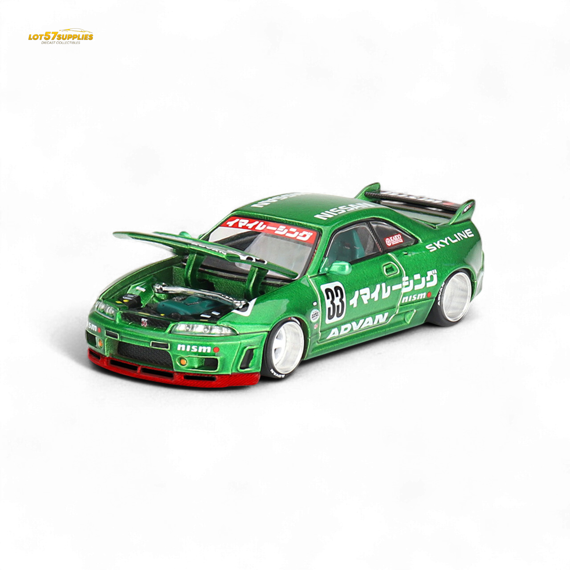 Mini GT x Kaido House Nissan Skyline GT-R R33 Model Car - 1 Mini GT x Kaido House Nissan Skyline GT-R R33 Model Car - 1