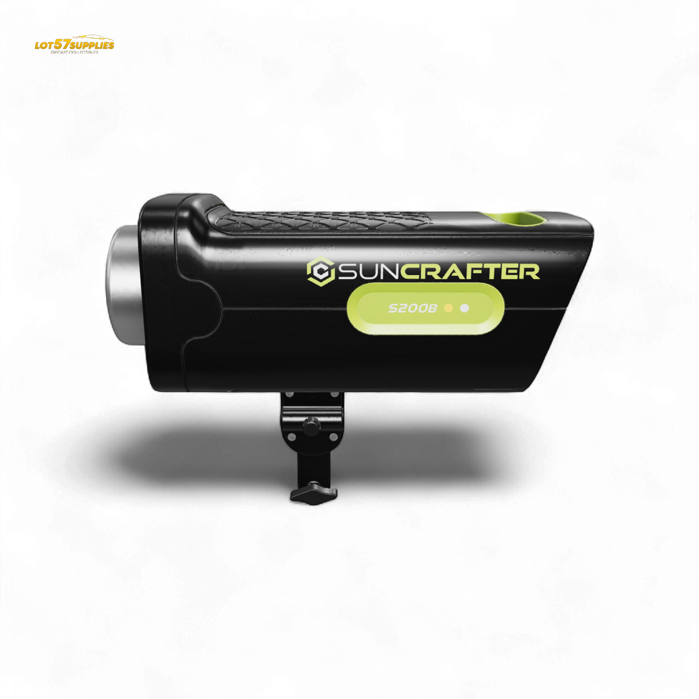 Black Suncrafter light on a white background