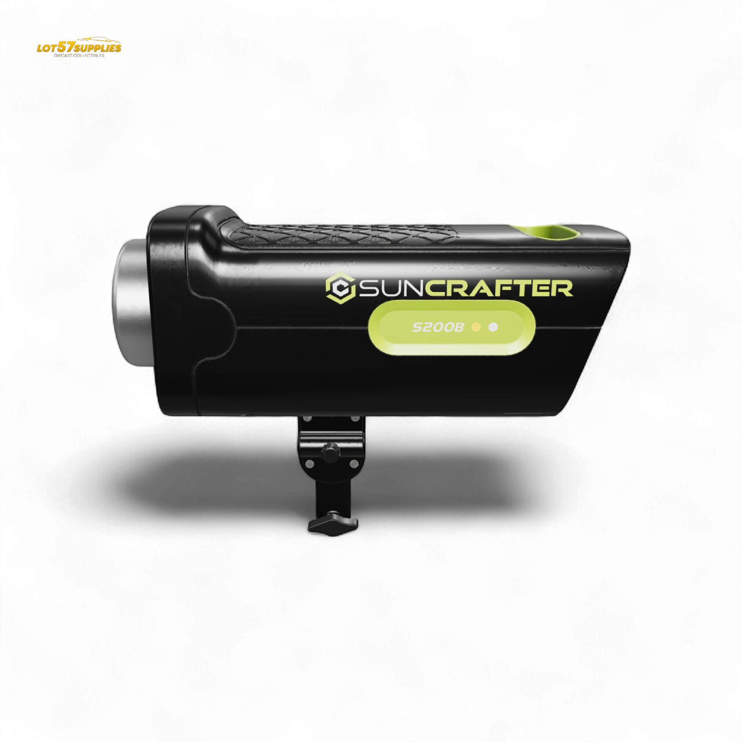 Black Suncrafter light on a white background