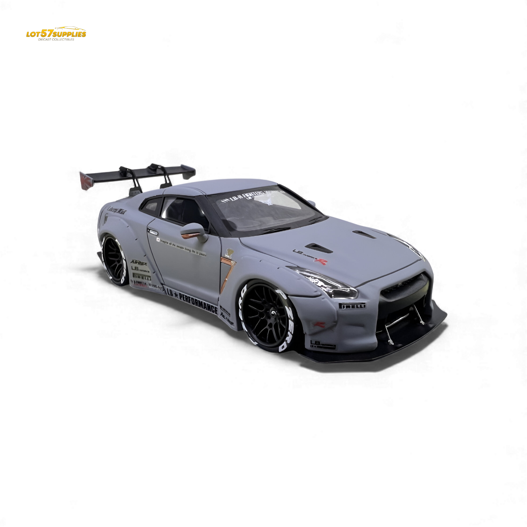 Error 404 LBWK ニッサンGT-R 299台限定品 Error404 LB-Works Nissan Skyline GT-R R35 Fighter Grey Limited to 299
