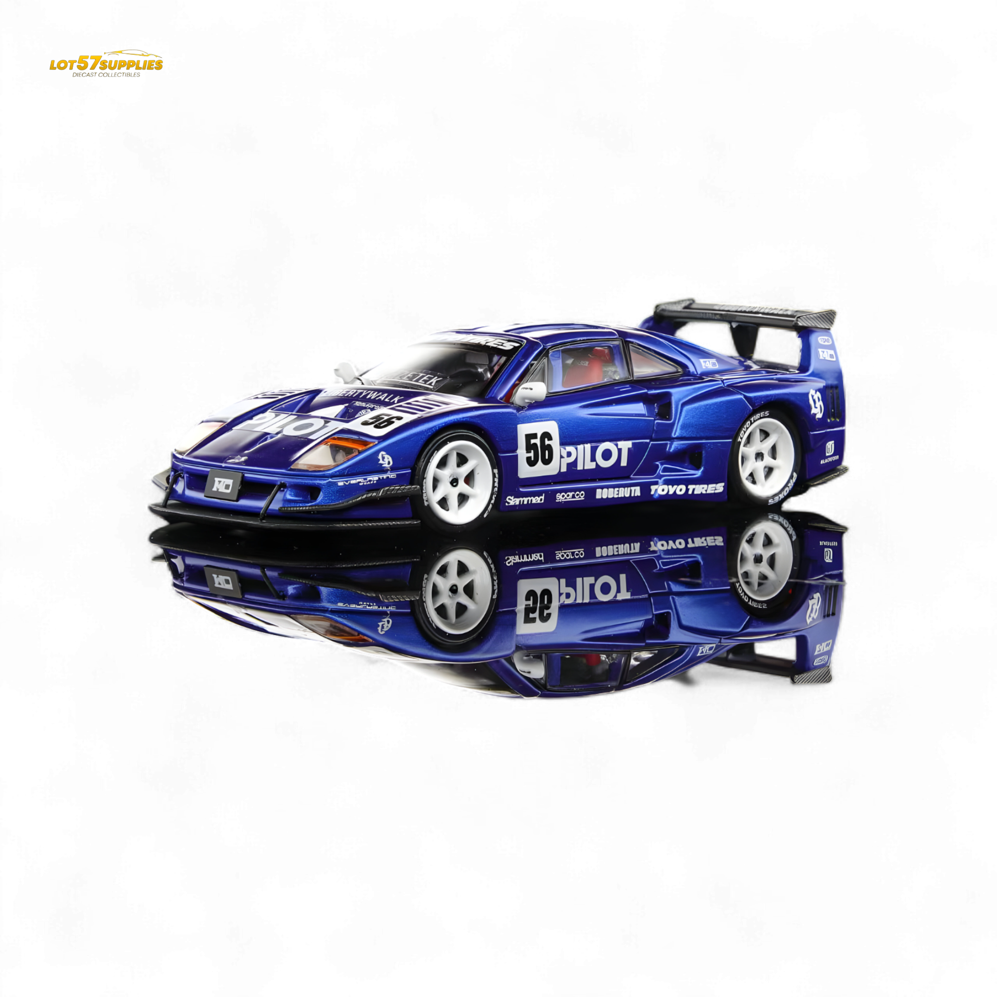 Demon King Auto Ferrari F40 1:64 Diecast | LOT57 Supplies Demon King Auto Ferrari F40 1:64 Diecast | LOT57 Supplies