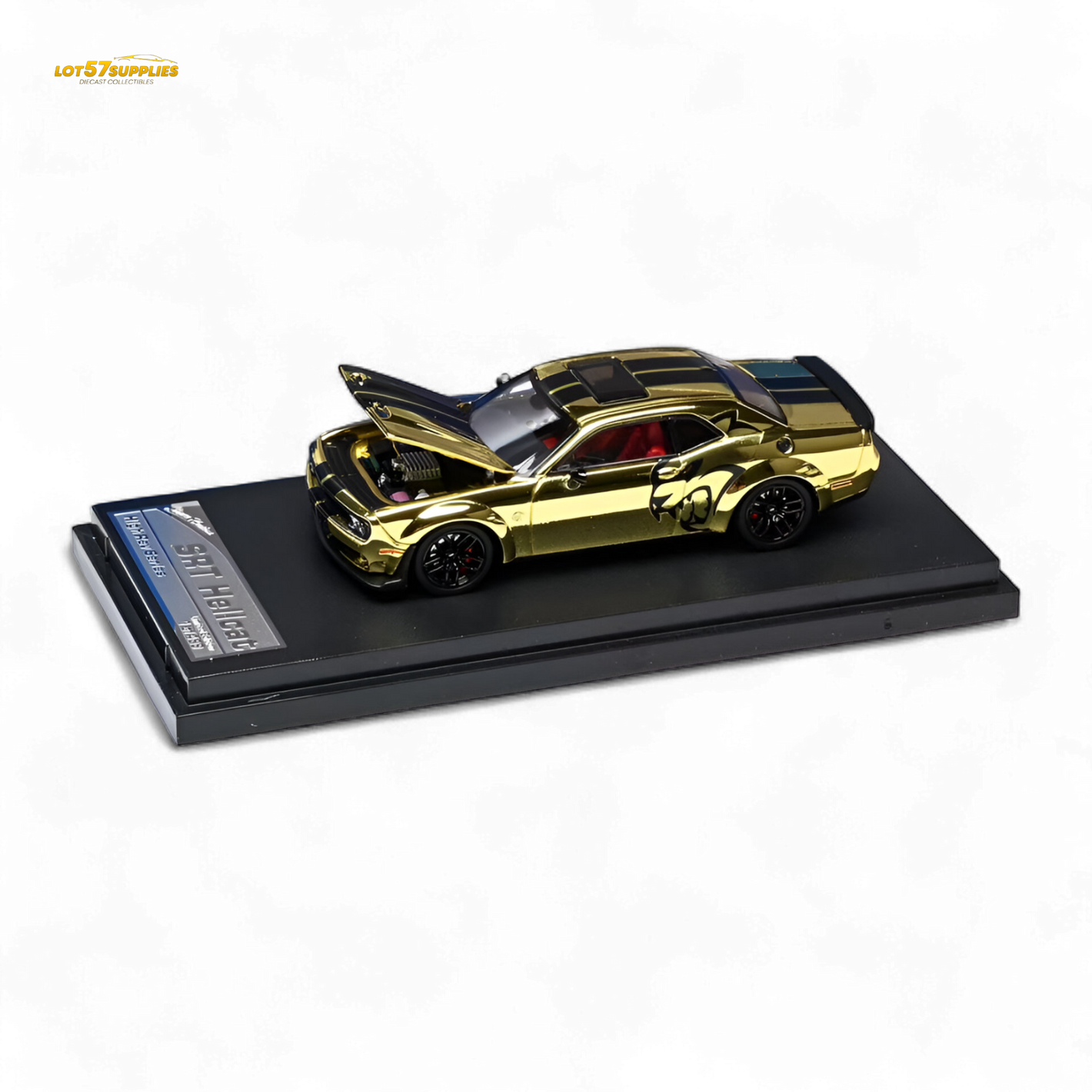 (Pre-Order) Stance Hunters Dodge Challenger SRT Hellcat - Gold 1:64