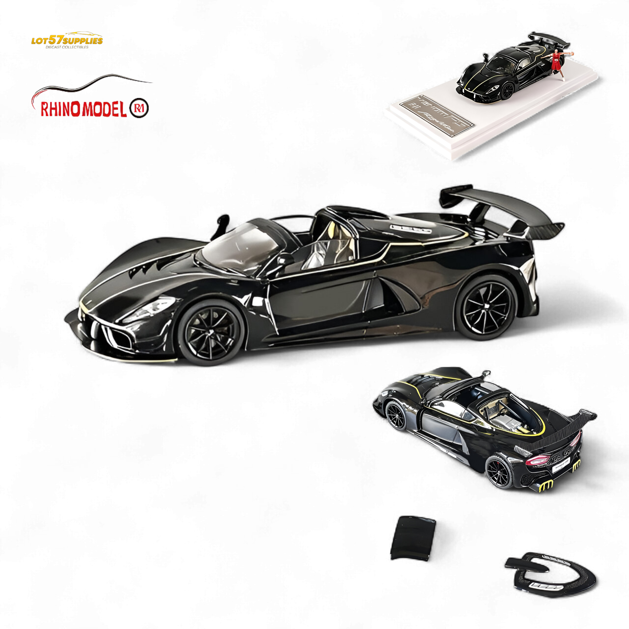 Rhino Model RM Hennessey Venom F5 1:64 Diecast | LOT57 Supplies Rhino Model RM Hennessey Venom F5 1:64 Diecast | LOT57 Supplies
