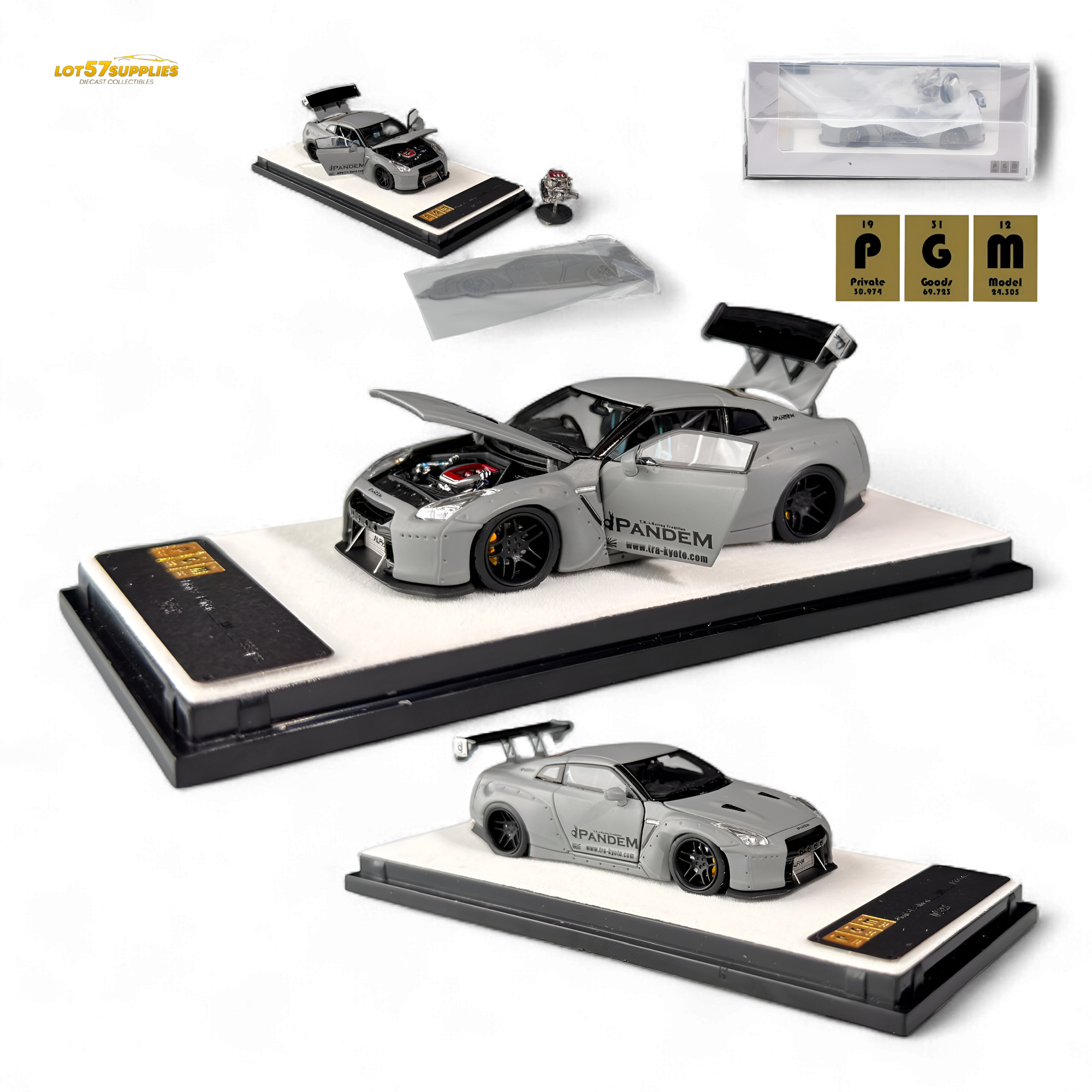 PGM Rocket Bunny R35 1:64 Diecast | LOT57 Supplies PGM Rocket Bunny R35 1:64 Diecast | LOT57 Supplies