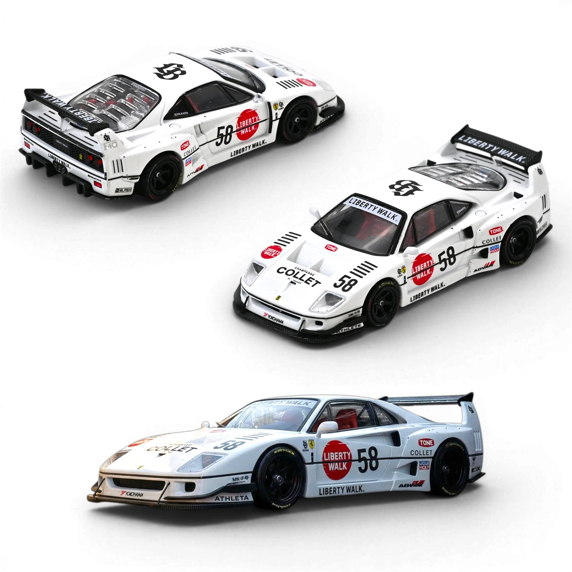 INNO64 LBWK F40 Collet 1/64 チェイスカー LBWK Ferrari F40 COLLET 1:64 — INNO64 | LOT57