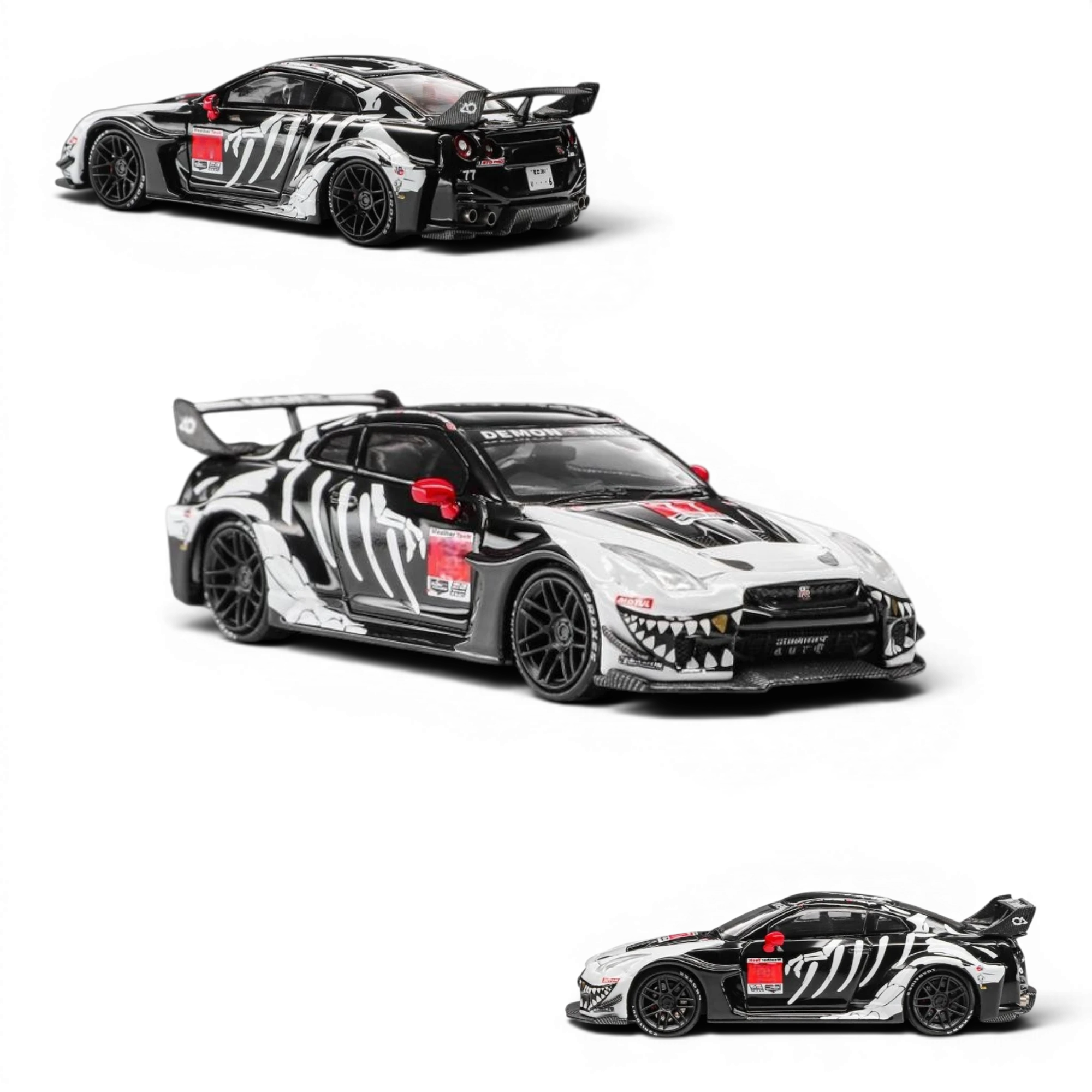 ミニカー Demon King 1/64 Nissan GT-R R35 RR Nissan GT-R35 RR Bone Dragon 1:64 Resin — Demon King | LOT57