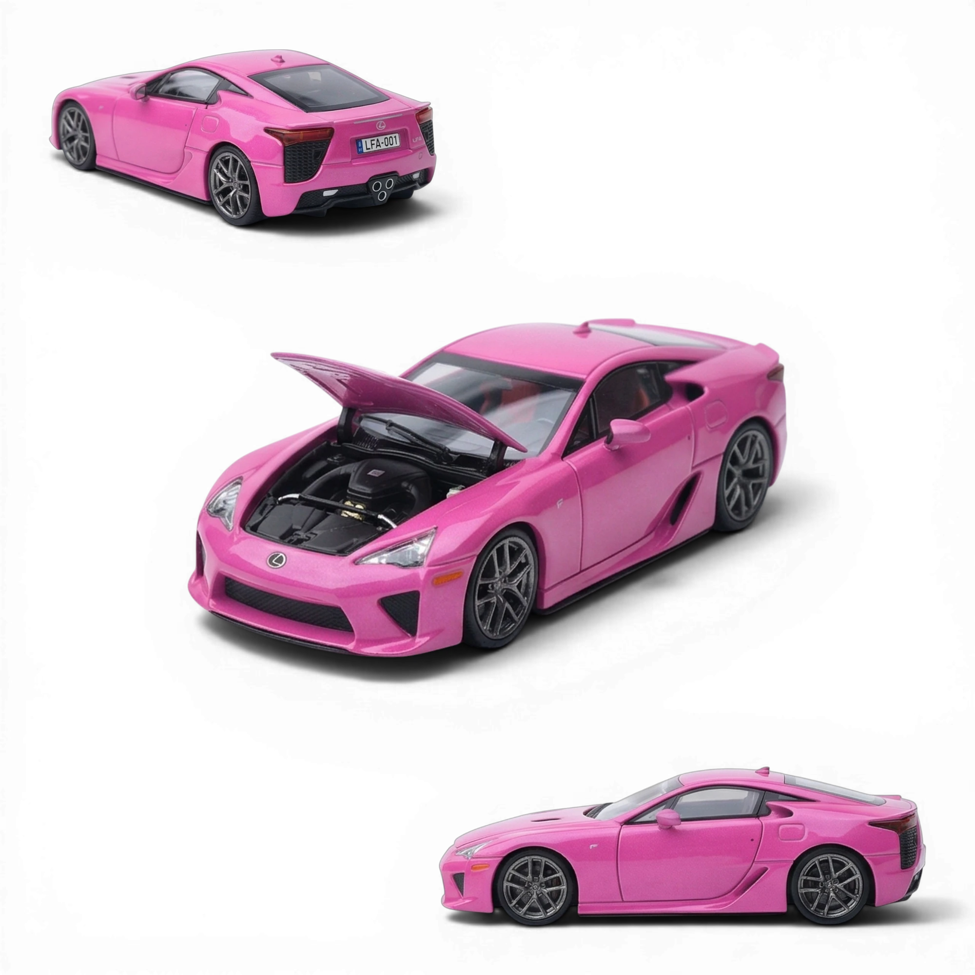 Lexus LFA Neon Pink 1:64 — Model One x Focal Horizon | LOT57