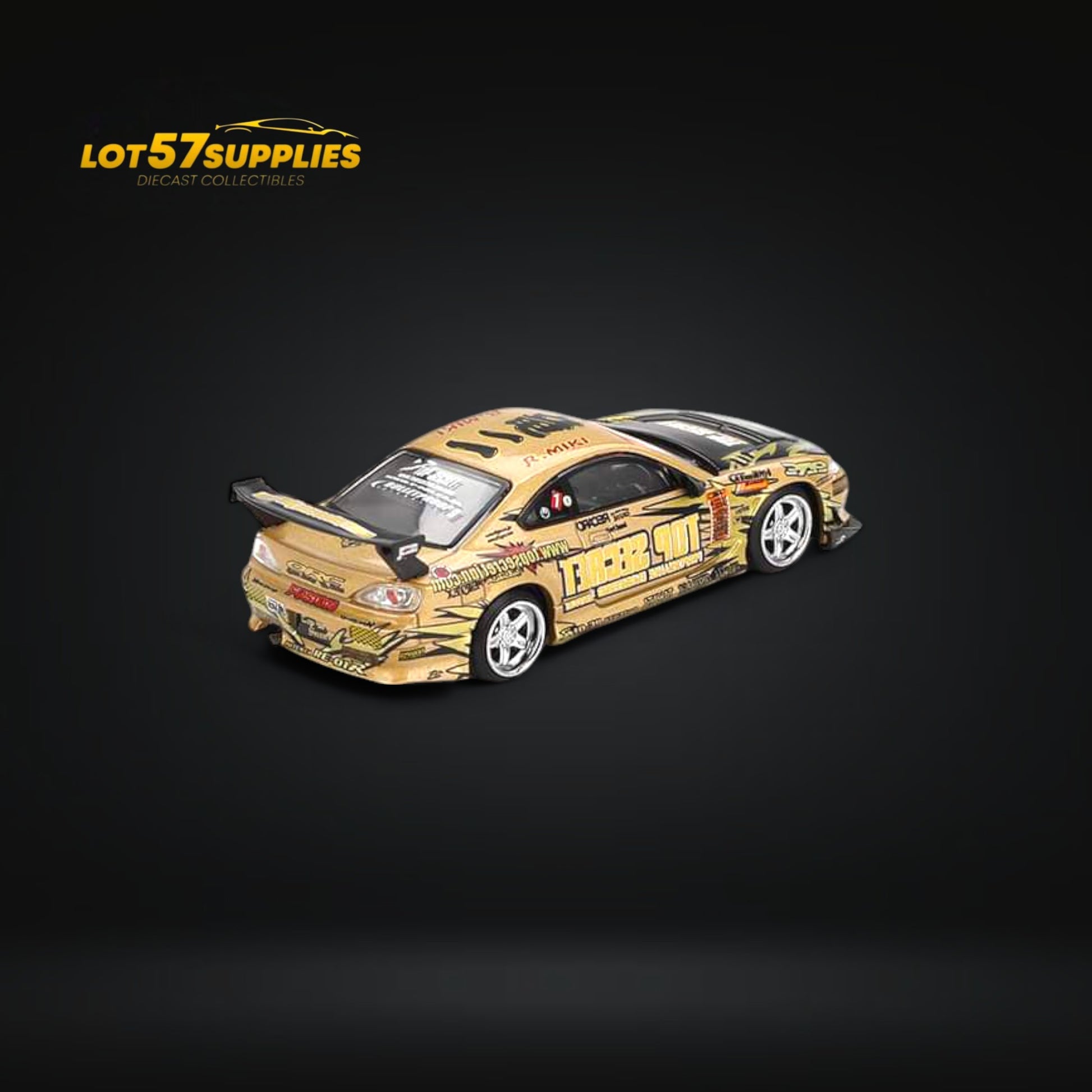 Mini-GT Nissan Silvia (S15) Top Secret D1GP #714 (Japan Exclusive Blister) 1:64