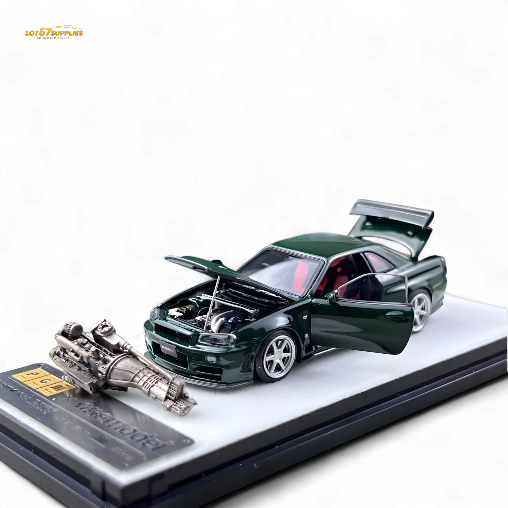 PGM Nissan GTR R34 Z-TUNE 1:64 Diecast | LOT57 Supplies PGM Nissan GTR R34 Z-TUNE 1:64 Diecast | LOT57 Supplies