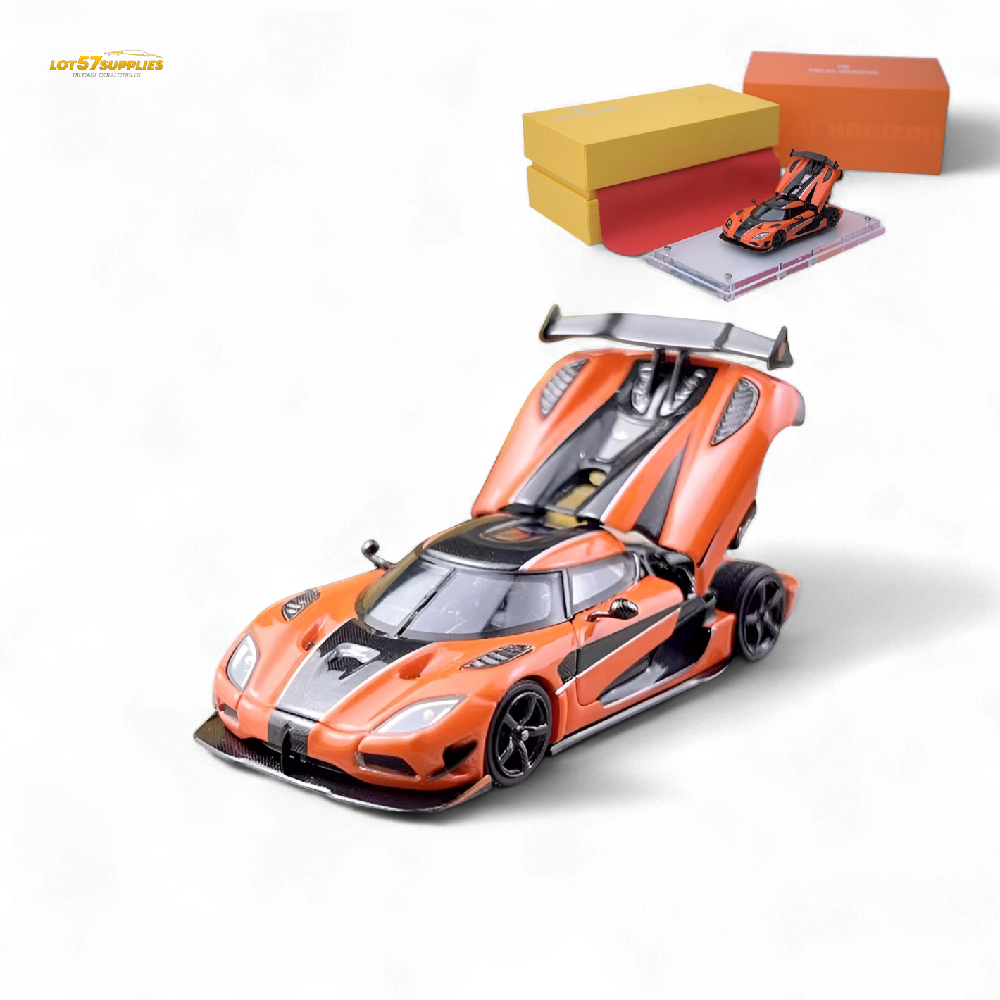 Focal Horizon Agera RS Speed Edition - Orange - Openable 1:64