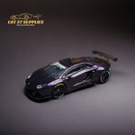 King Model Lamborghini Aventador LP700-4 LB 1.0 Purple Carbon Fiber 1:64