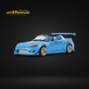 (Pre-Order) Microturbo S2000 Custom Rocket Bunny in Metallic Blue 1:64