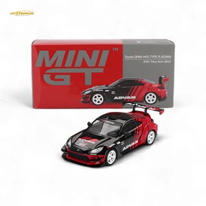 Mini-GT Toyota GR86 HKS TYPE R ADVAN 2022 Tokyo Auto Salon RHD - 1:64