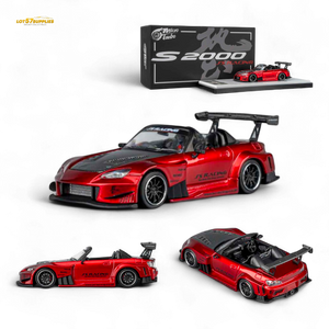 (Pre-Order) Microturbo Honda S2000 JS Racing – Candy Red 1:64