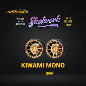 Custom Order Only - Skalwerk - KIWAMI MONO - GOLD - 1:64 (1 SET = 4 Wheels)