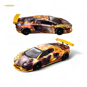 King Model Lamborghini Aventador LP700-4 LB 1.0 Tiger Racing Sports 1:64