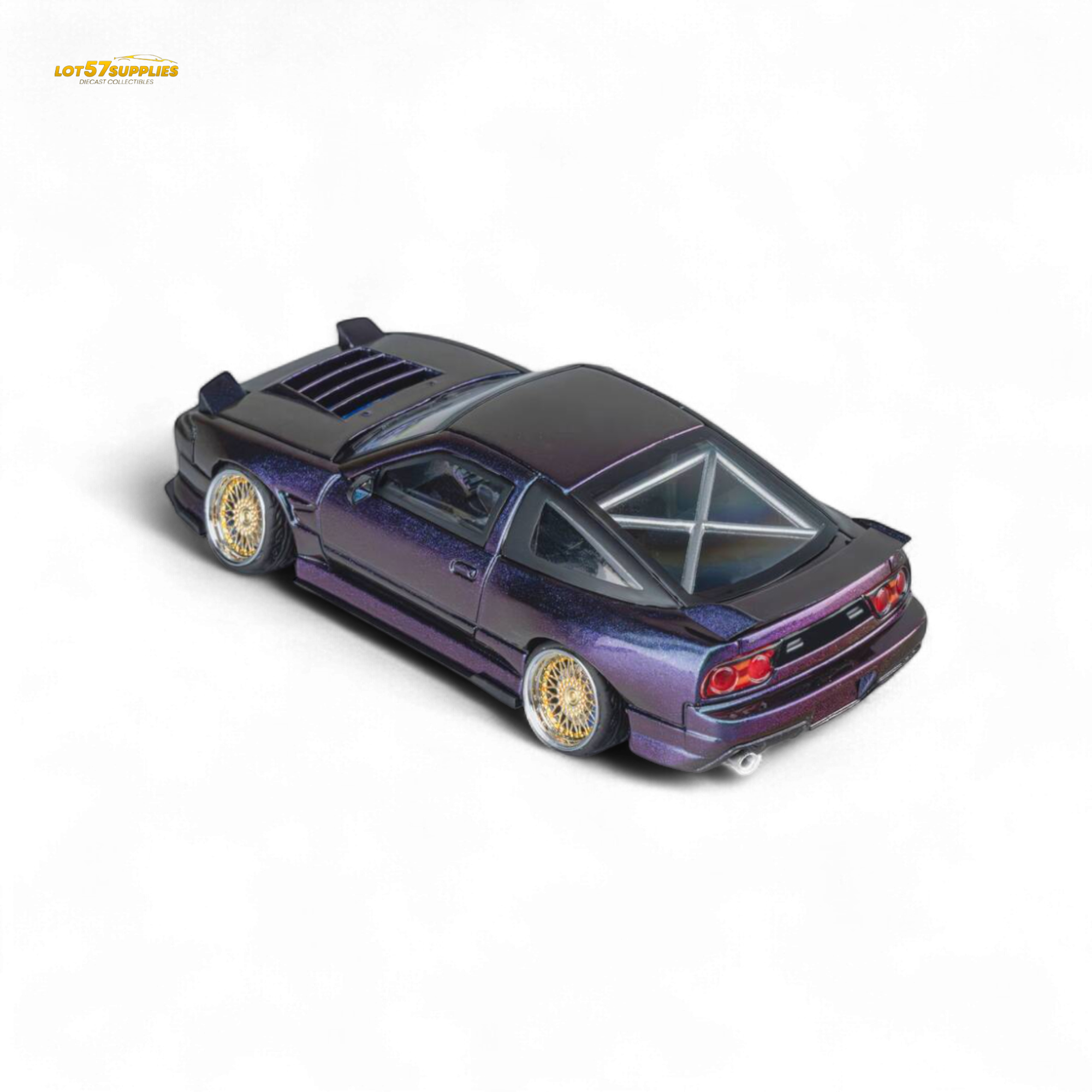 MicroTurbo Nissan 180SX 1:64 Diecast | LOT57 Supplies MicroTurbo Nissan 180SX 1:64 Diecast | LOT57 Supplies