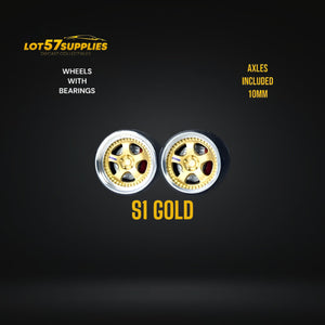 Custom Order Only - Skalwerk - S1 GOLD - 1:64 (1 SET = 4 Wheels)
