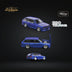 Mortal BMW E30 Touring Wagon in Blue Diecast 1:64