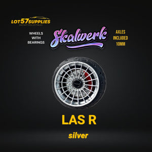 Custom Order Only - Skalwerk - LAS R - SILVER - 1:64 (1 SET = 4 Wheels)