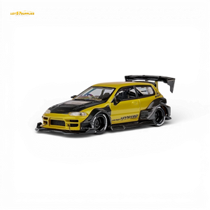 (Pre-Order) DCM Kevmannz Civic EG Ver.1 - Gold Carbon Fiber Long Tail 1:64
