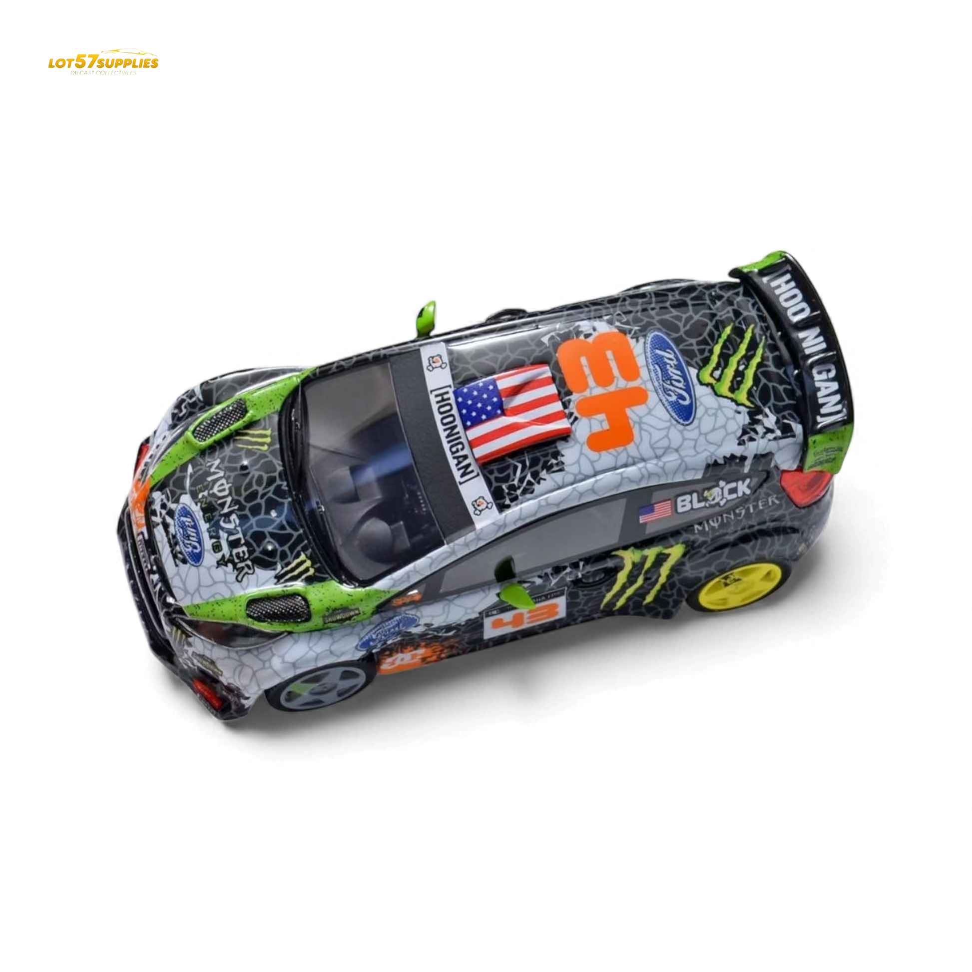 Minicraftsman Ken Block Ford Fiesta Gymkhana Livery 1:64 Diecast Model