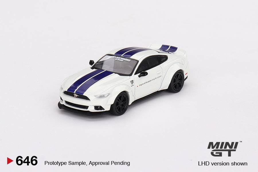 (Pre-Order) Mini-GT FORD MUSTANG GT LB-WORKS White 1:64 #646