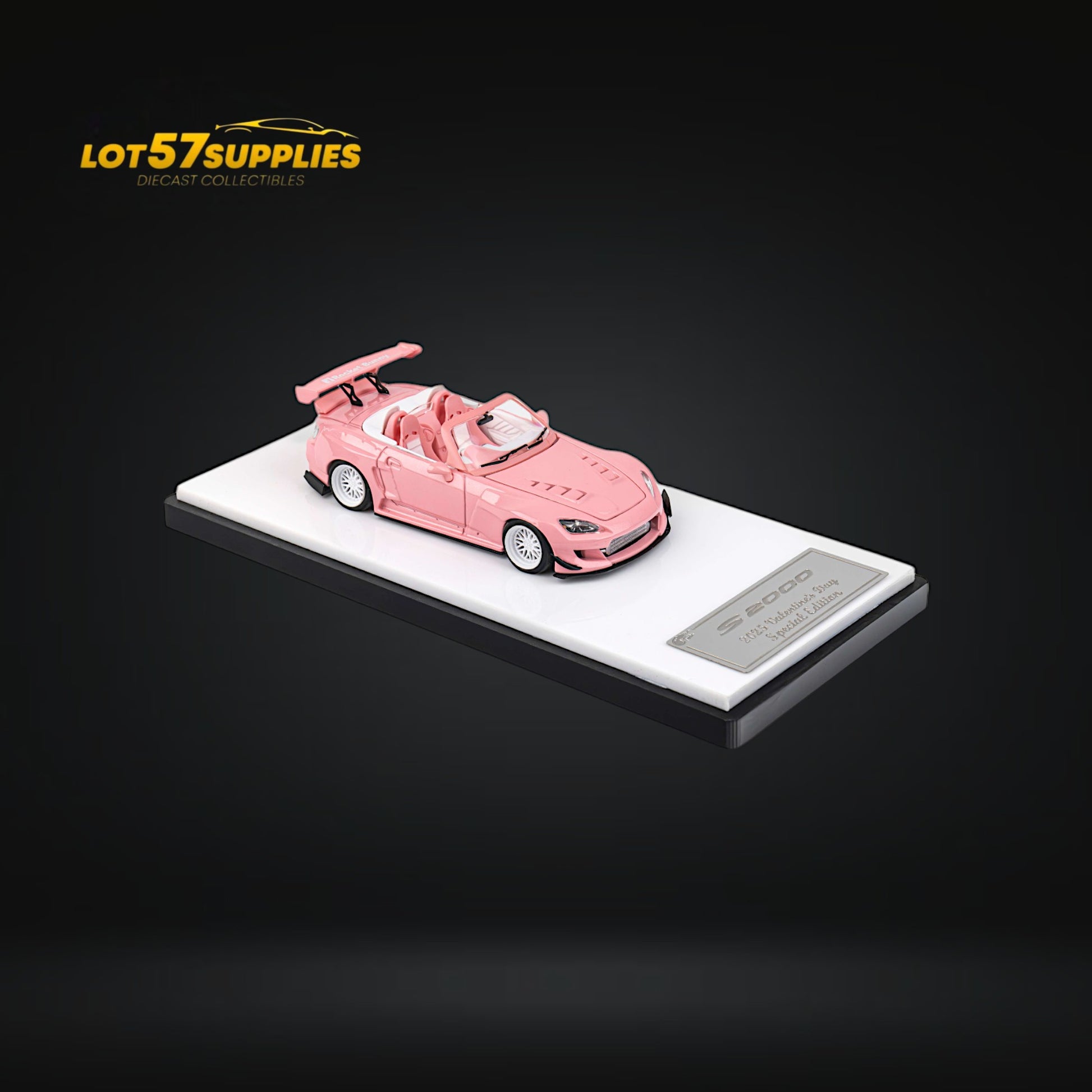 Microturbo Custom S2000 Rocket Bunny Valentine's Pink 1:64