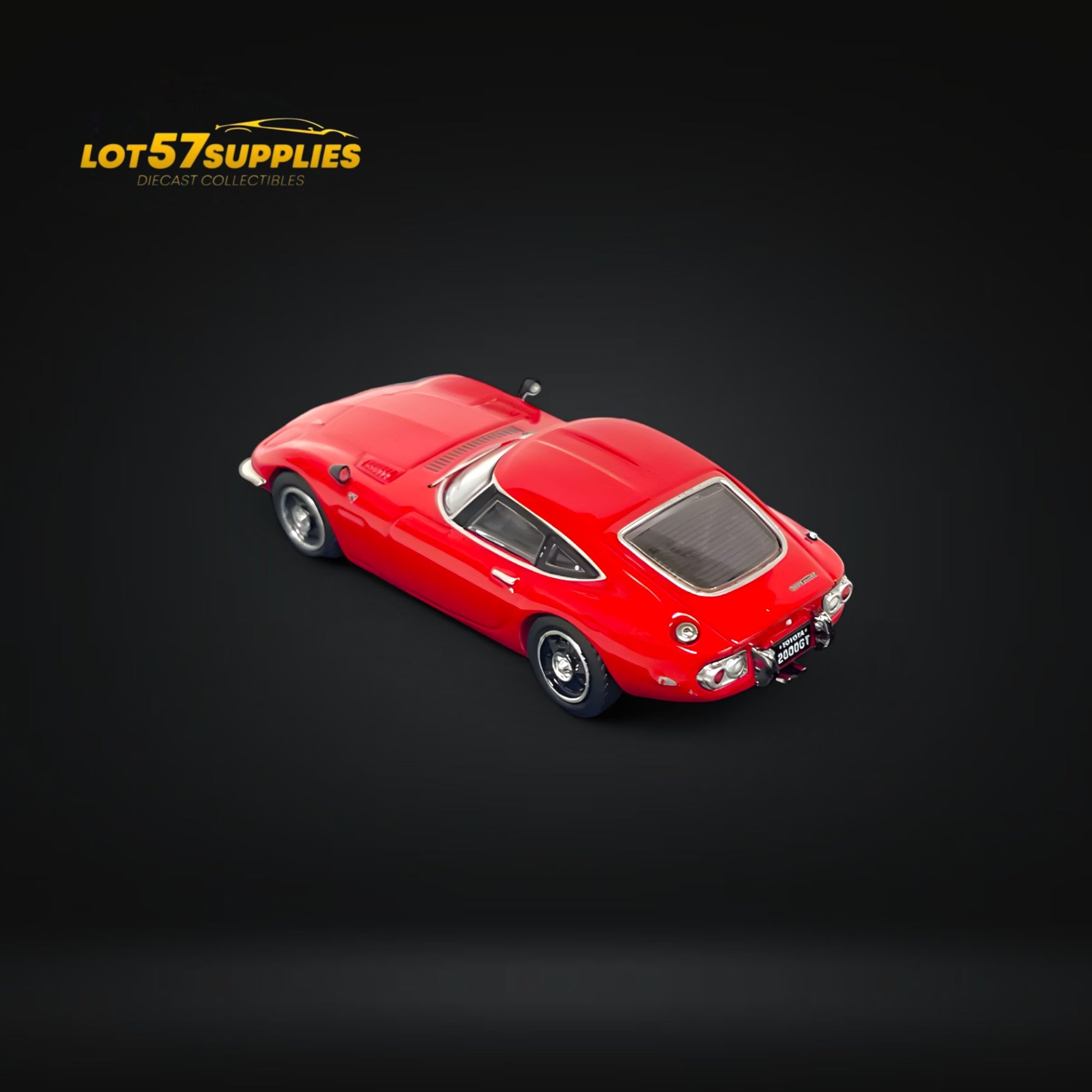 Inno64 Toyota 2000GT (MF10) in Red 1:64