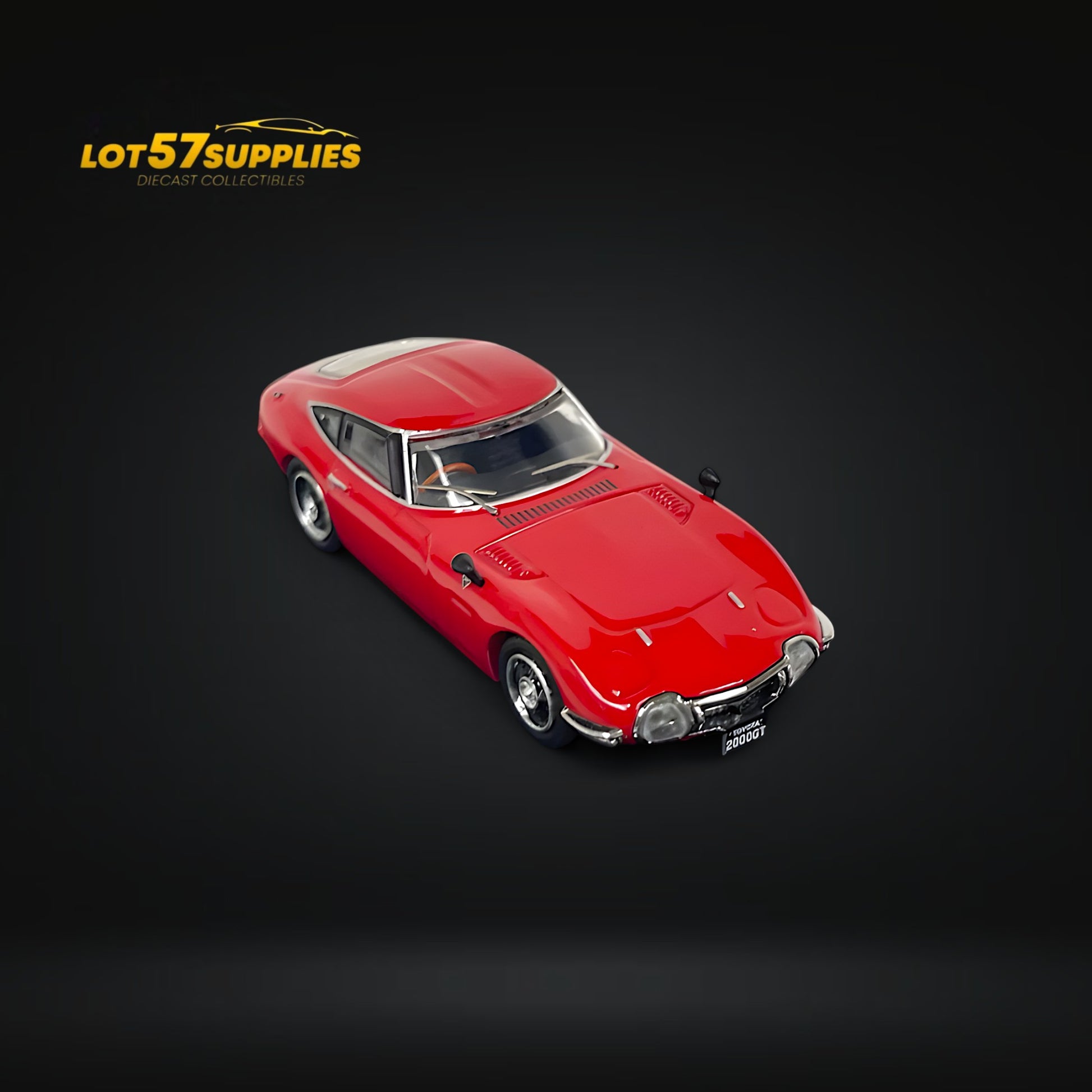 Inno64 Toyota 2000GT (MF10) in Red 1:64