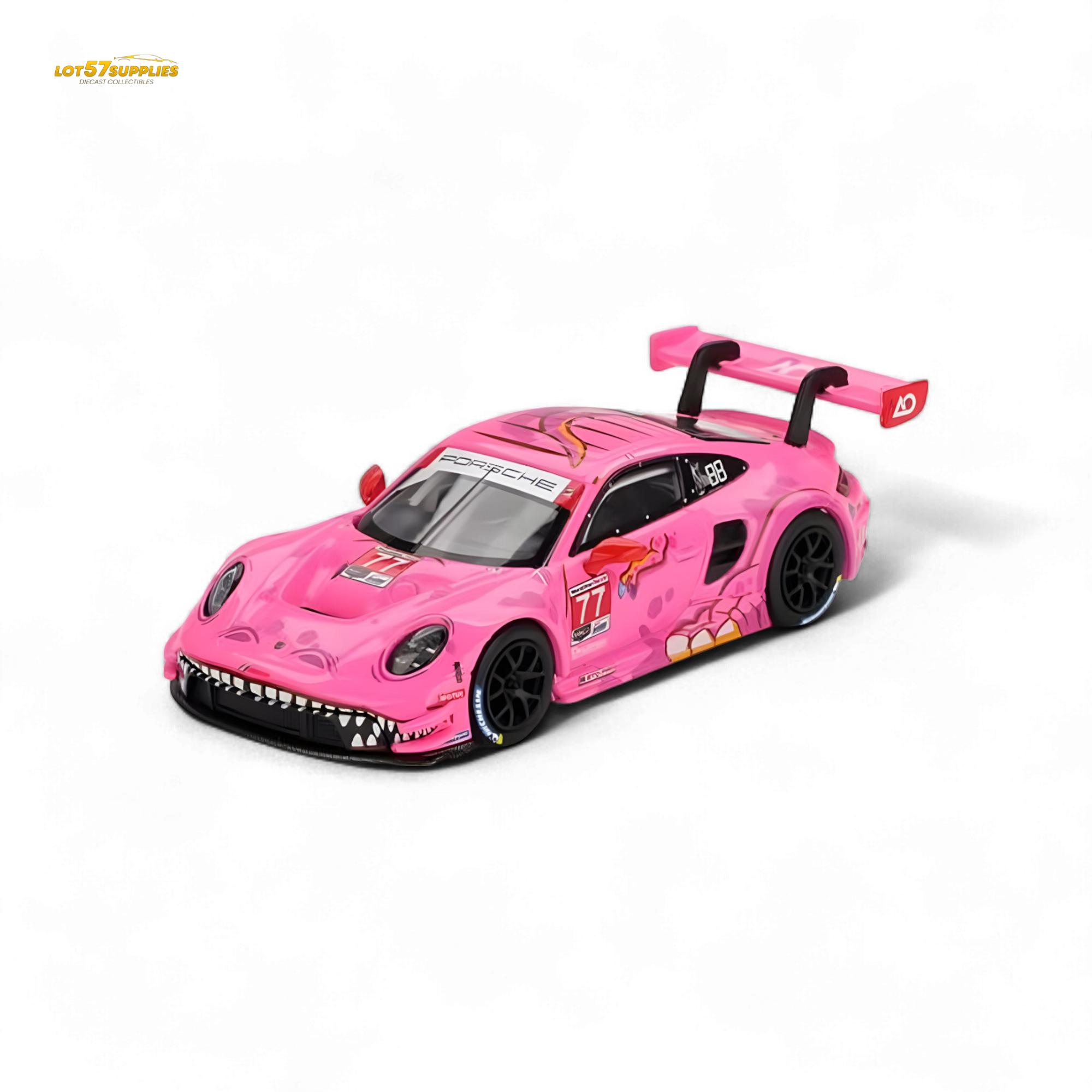 (Pre-Order) Mini-GT Porsche 911 GT3 R #77 AO Racing ROXY IMSA Road Ame