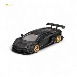 (Pre-Order) Mini-GT LB★WORKS Lamborghini Aventador Limited Edition Matte Black #1087 - 1:64