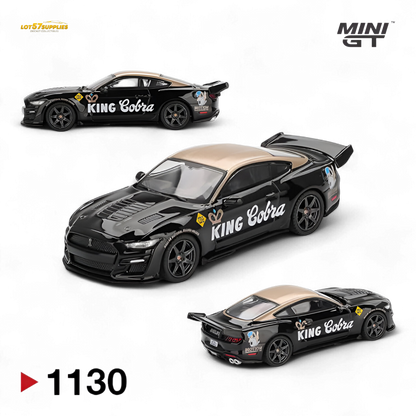 (Pre-Order) Mini-GT Shelby GT500 Dragon Snake Concept - Black/Gold 1:64 #1130