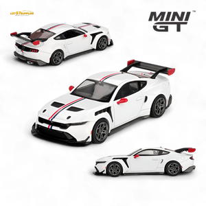 (Pre-Order) MiniGT Ford Mustang GTD Spirit of America - White 1:64