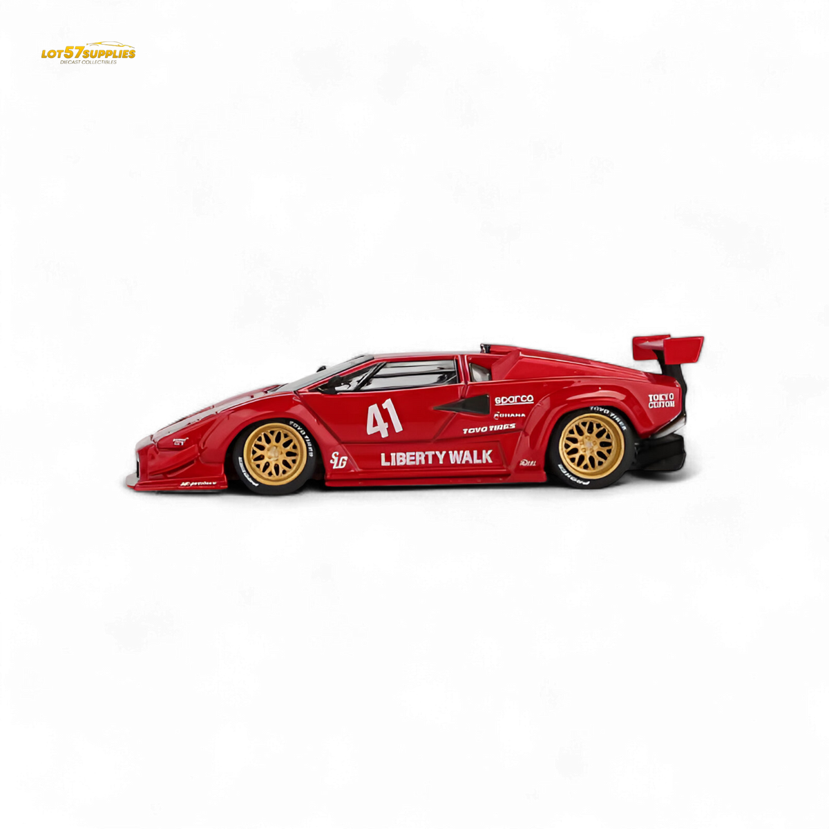Miniy Countach MiniGT Lamborghini Countach 1:64 Diecast | LOT57 Supplies