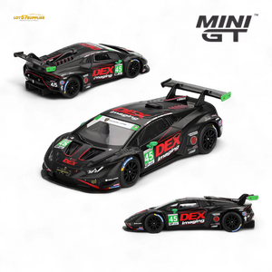 (Pre-Order) MiniGT Lamborghini Huracan STO2 LB 645 DEX Imaging 2024 IMSA Daytona 24 Hrs 1:64