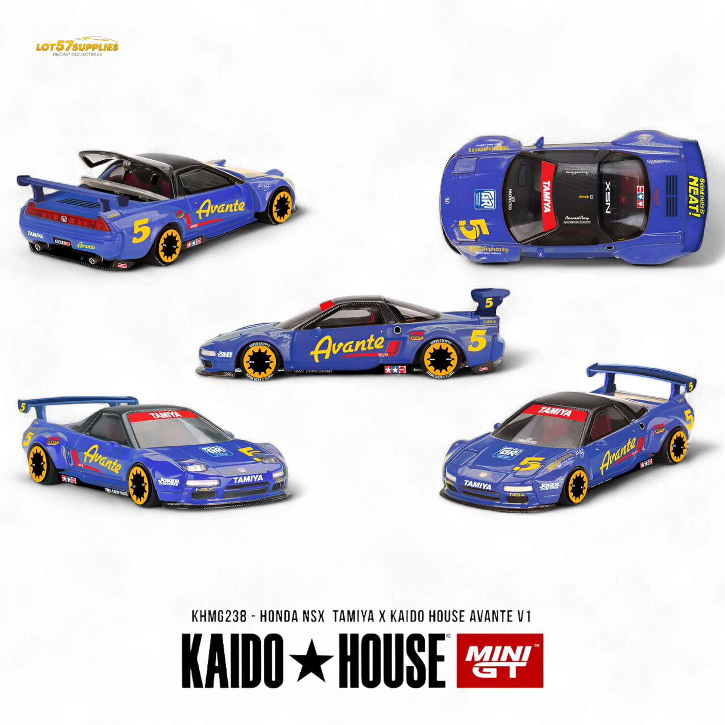 (Pre-Order) KAIDO Honda NSX TAMIYA x KAIDO HOUSE AVANTE V1 - Unknown 1:64