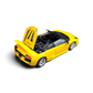 Lot57Supplies Diecast Shop Phantom Knight yellow Lamborghini Murcielago LP640 Roadster 1:64 scale model with open hood