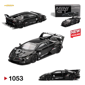 Mini GT Lamborghini Murcielago GT Evo Black 1:64 Diecast Model